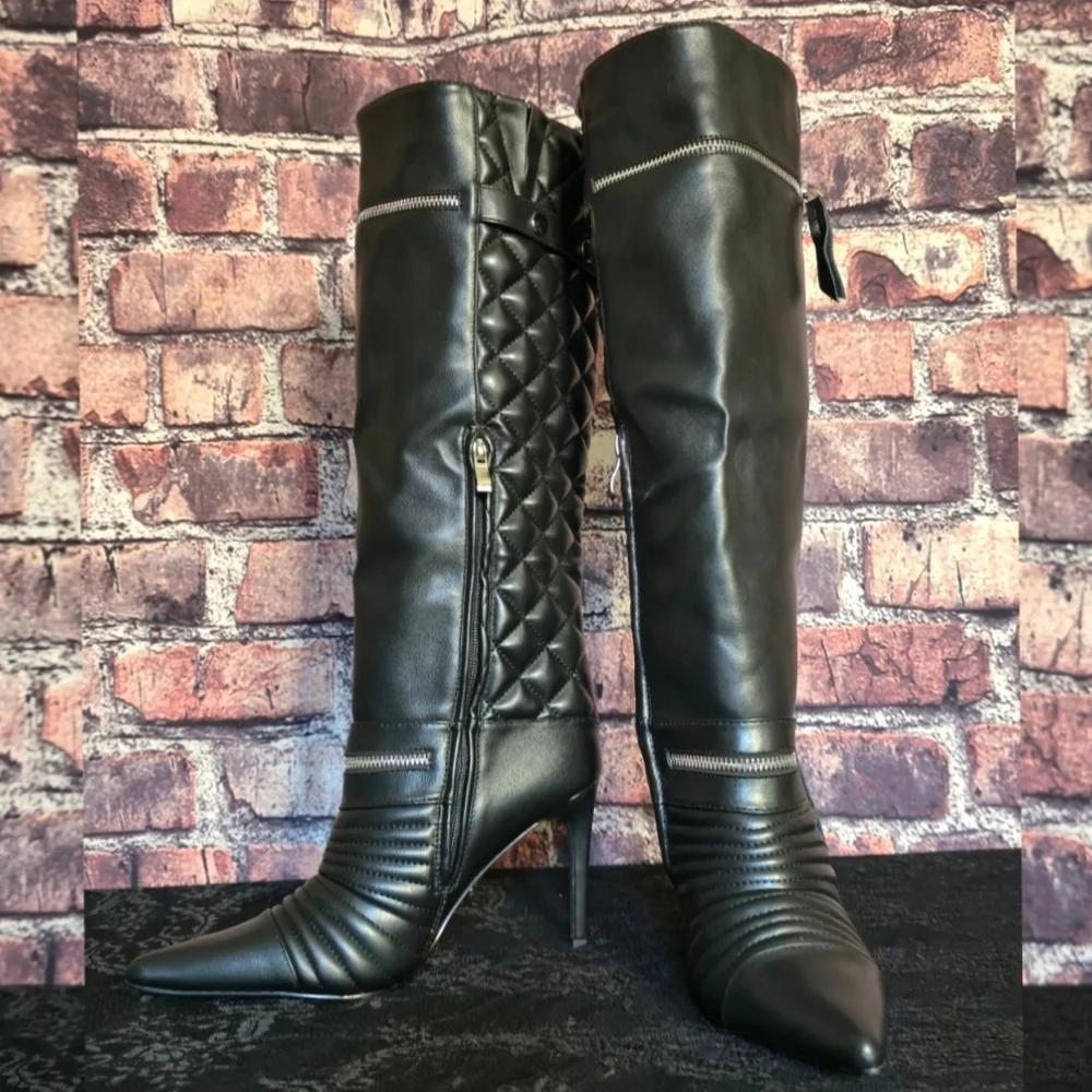 Azalea Wang Lyrical Stiletto Boots - Picture 3 of 12